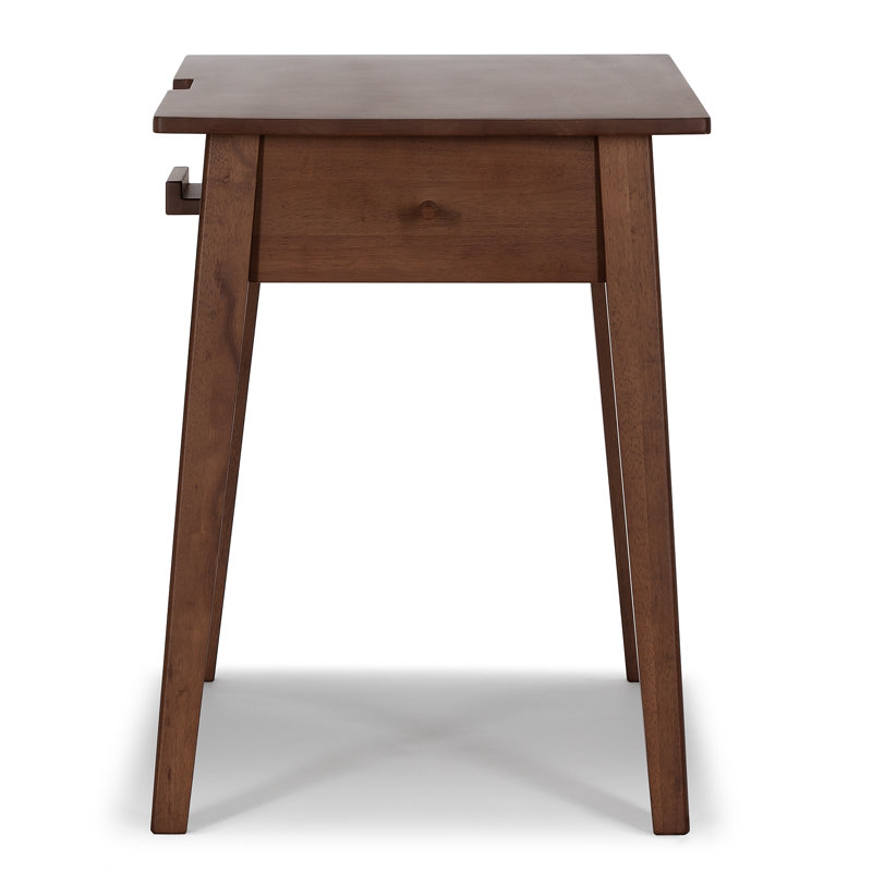 Bureau en bois Jakita, Noyer