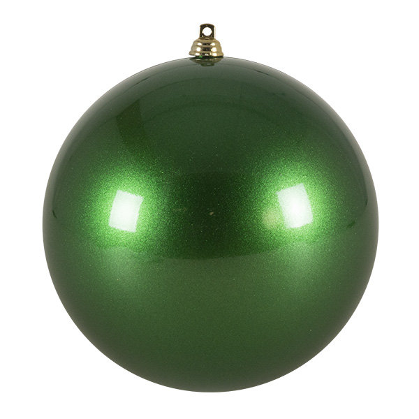 Ball Ornament, 14cm Diameter, Green