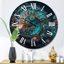 Horloge murale bioluminescente Spiral Oceanic Astrolabe II