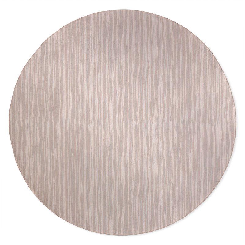 Tess Non-Slip Outdoor Rug, Round 5'