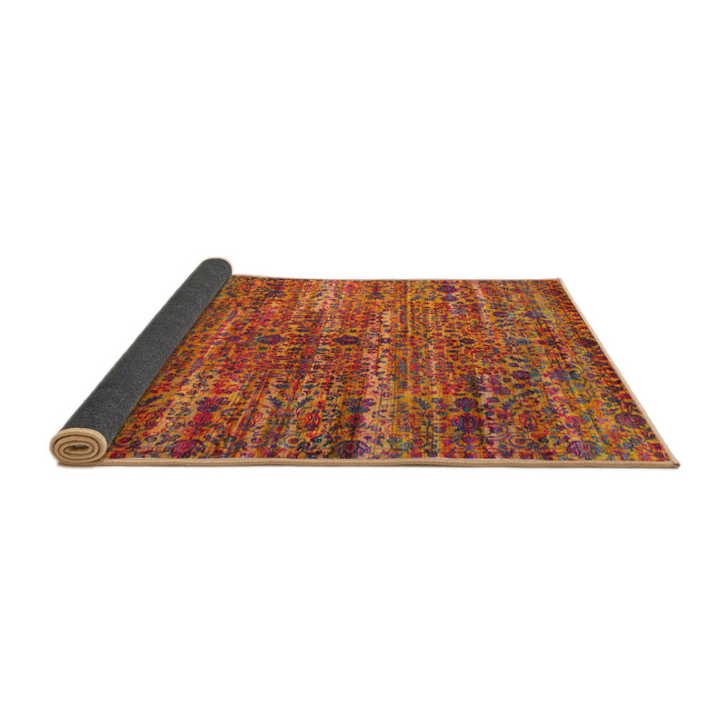Floral Indoor Rug, Round 6'