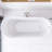69 In. X 30 In. Acrylic Freestanding Soaking Bathtub In Glossy White With Chrome Reversible Drain