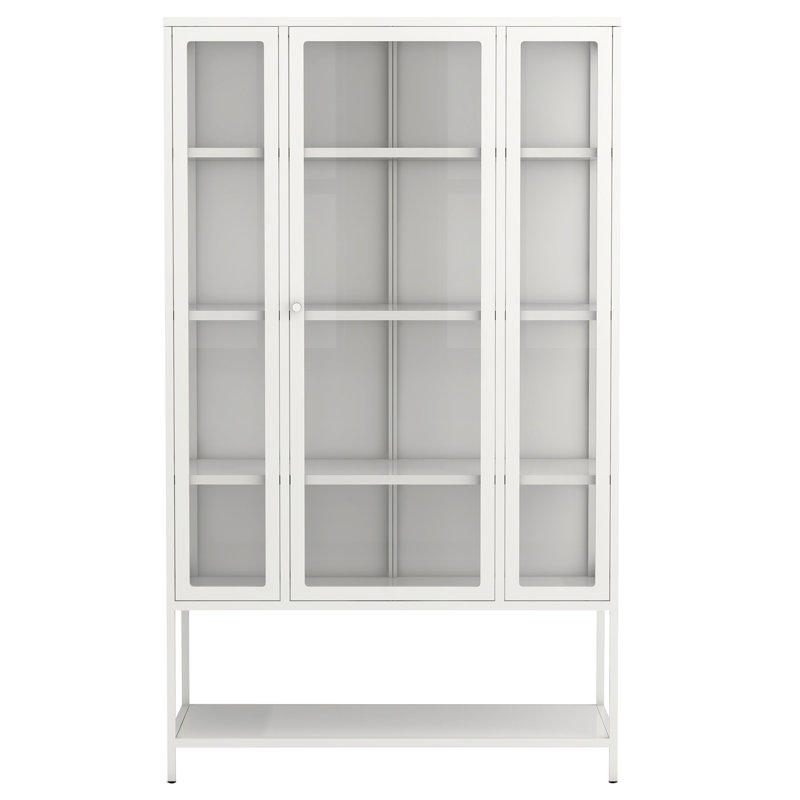 Vitrine à trophées H 67,25 po x l 39,25 po, H 67,25 po, Blanc