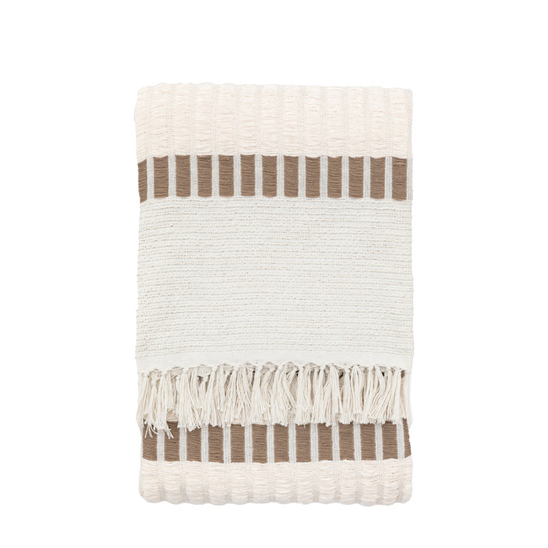 Gallery Direct Londey Woven Stripe Throw