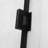Shower Door 40" W x 72" H Pivot Frameless Shower Door with Pattern Glass, 2/5 in. (10mm), Open Entry Design in Matte Black