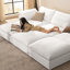 Canapé modulaire surdimensionné 113,8 po Aarti Cloud-1518206311