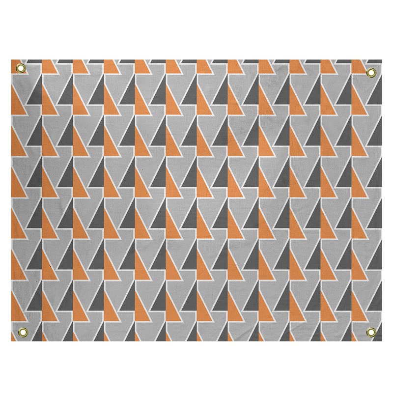 Tapisserie, H 59 po x l 80 po, Orange