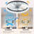Ceiling Fan With Lights Dimmable Led