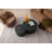  Rianon 360° Swivel Mid Century Modern Curved Sofa, 1-Seat Fabric Cloud Couch Boucle Sofa with Pillow-713203673