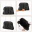 Élégant ensemble de 2 sacs à main en cuir tissé noir pour femme-132362464