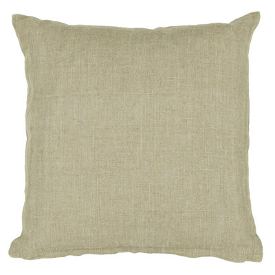 Down Linen Reversible Throw Pillow