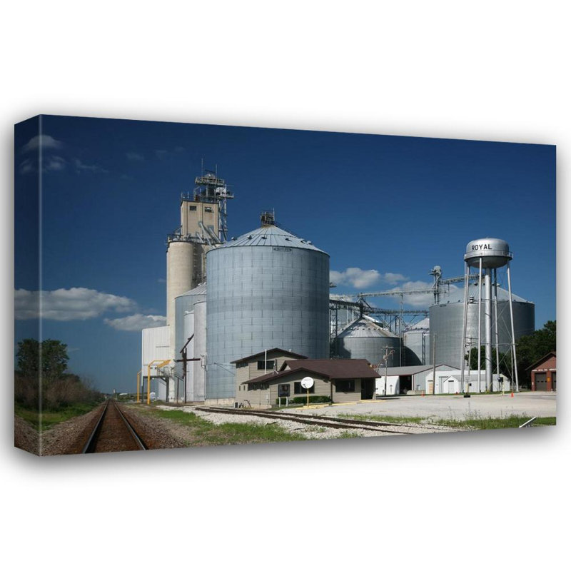 Élévateurs à grain à Royal, Illinois, H 16 po x l 24 po