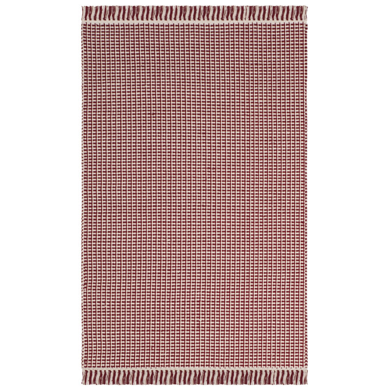 Melaina Hand Woven Cotton Geometric Rug