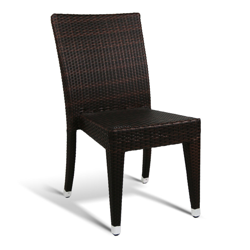 Asbury Patio Side Chair, Safari Brown