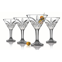3 pc Copper Stainless Steel Martini Gift Set - 2 Large Martini Glasses –  Icydeals