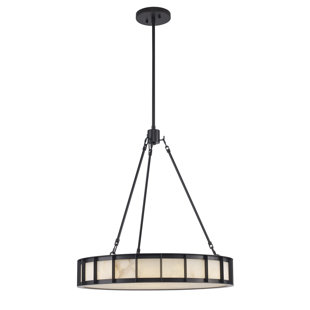 Ivory Isle Alabaster LED Chandelier