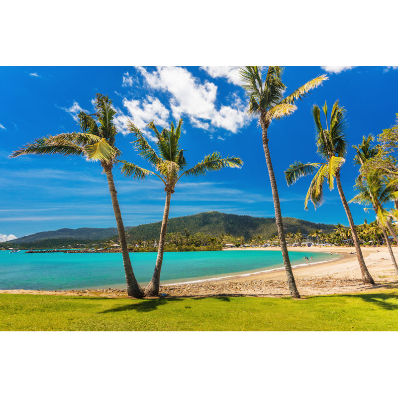 Sandy Beach - Wrapped Canvas Print, 20cm H x 30cm W x 3.8cm D