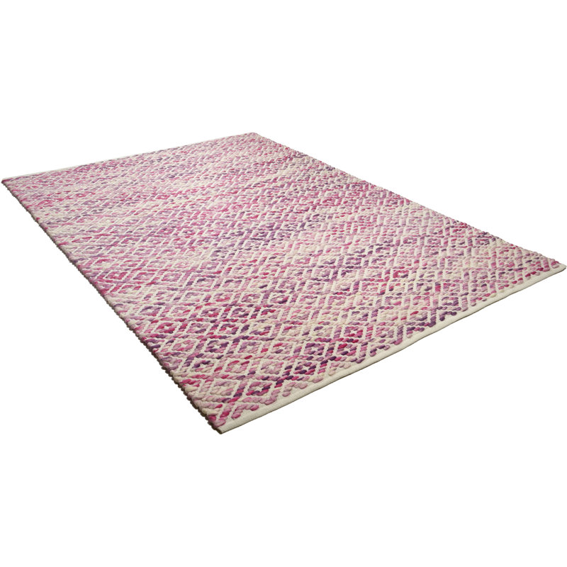 Smooth Comfort Geometric Hand Woven Area Rug, Rectangular 85 x 155cm