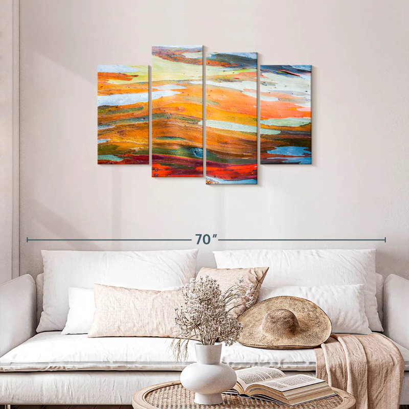 Avery Abstract Eucalyptus Tree Bark, 27" H x 43" W