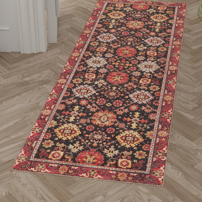 Miyon Performance Chenille Floral Indoor Rug