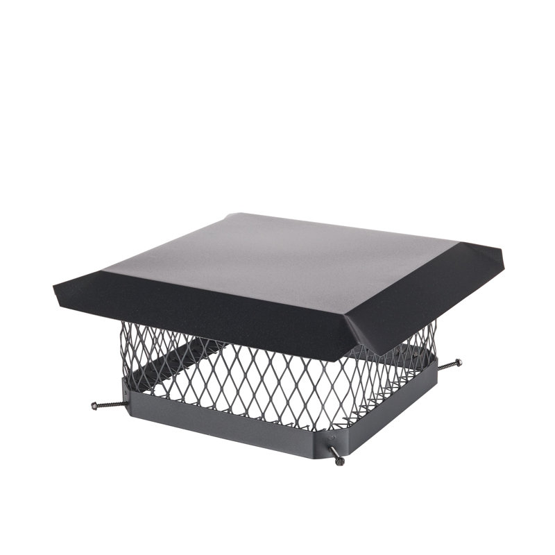Capuchon de cheminée jalissa, H 7,75 po x l 18 po x P 18 po