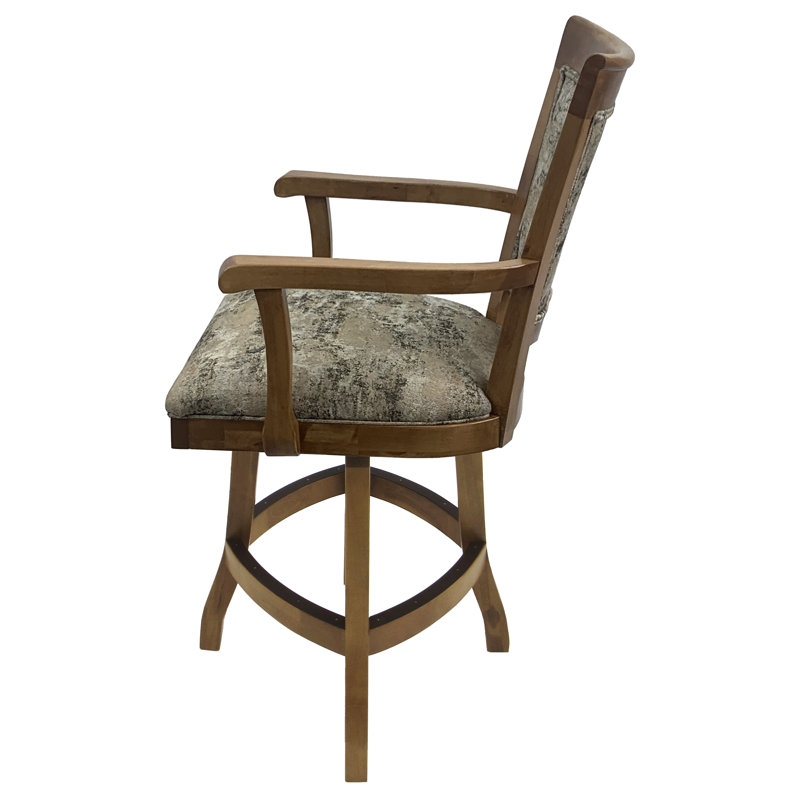 Tabouret de bar pivotant très grand Irminger, Tabouret de comptoir (siège d'une hauteur de 26 p