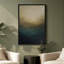 Art mural encadré, impressions murales abstraites bleues pour chambre à coucher - 16 po x 24 po-36000861-36000858