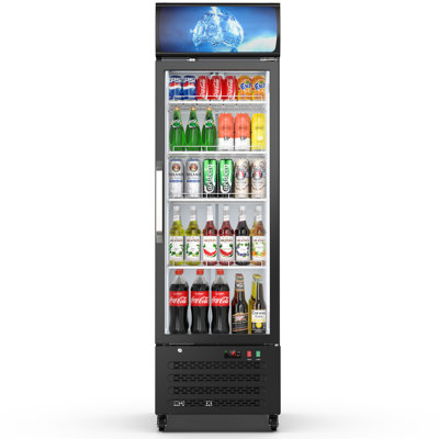 14.8 Cu Ft Etl & Doe Certified Commercial Display Refrigerator,Merchandiser Beverage Fridge