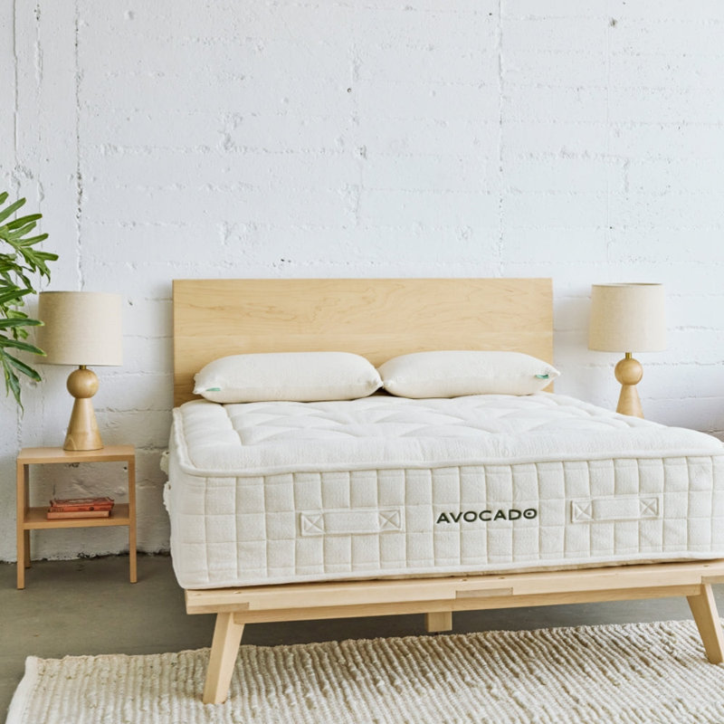 Matelas luxueux biologique, Très grand lit, 13.25"