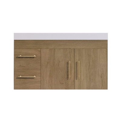 Ensemble de meuble-lavabo mural simple 42 po Lussi Spring