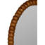 Miroir rond en bois massif Wallace
