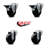 4-Piece Phenolic Caster Set