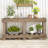 Modern Farmhouse 62.9" Solid Wood Entryway Table-1162824924