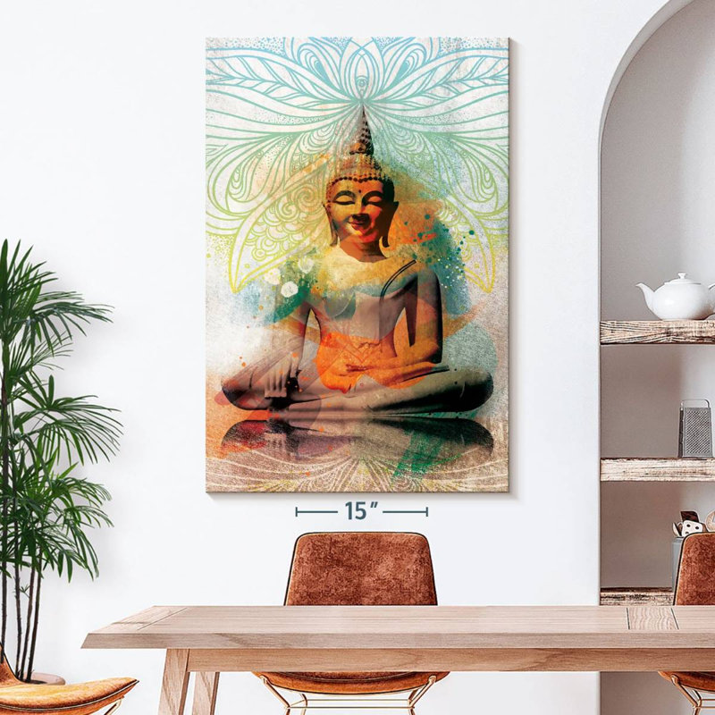 " Sitting Buddha " by NirvanaDesigns, 51" H x 34" W