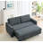 Elegant Six Mode Change Polyester Blend Pull-Out Sofa Bed-1750186616