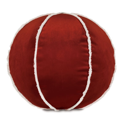 Holiday Traditional Circular Pillow Cover & Insert