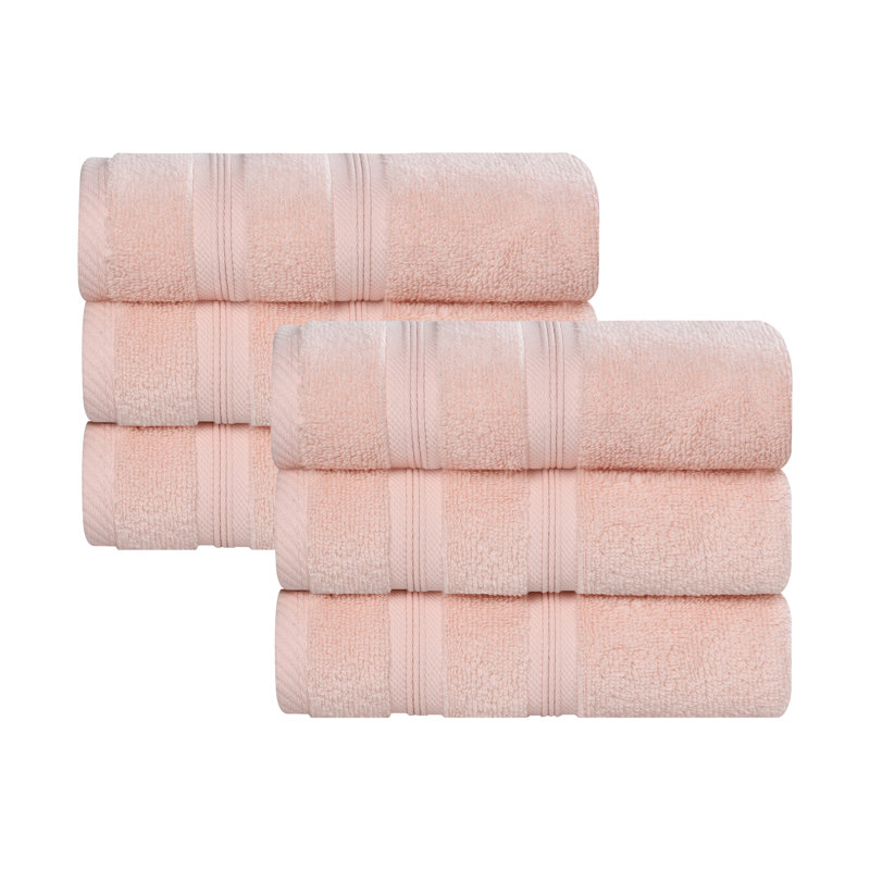 Superior Smart Dry Zero Twist 100% Cotton Towel Set , Peach