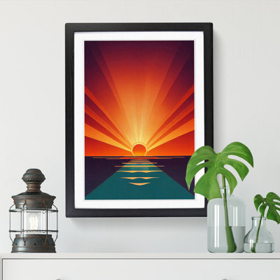 Sunset Montage - Picture Frame Print
