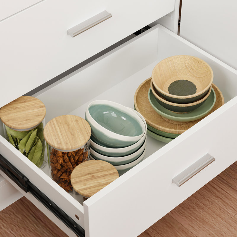 Liftable Dining Table Island With Pantry Cabinet