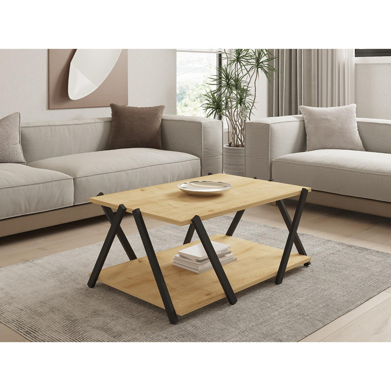 Glorias Coffee Table, Sapphire Oak