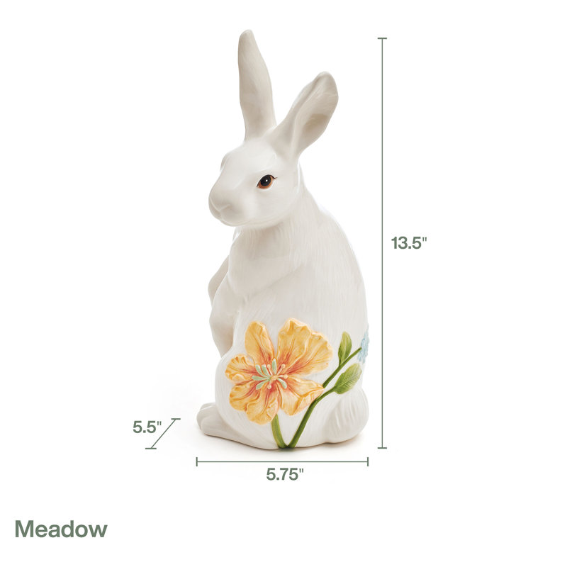Figurine de lapin Fitz and Floyd Meadow