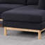 Canapé modulaire en U double de 124 po Hallie