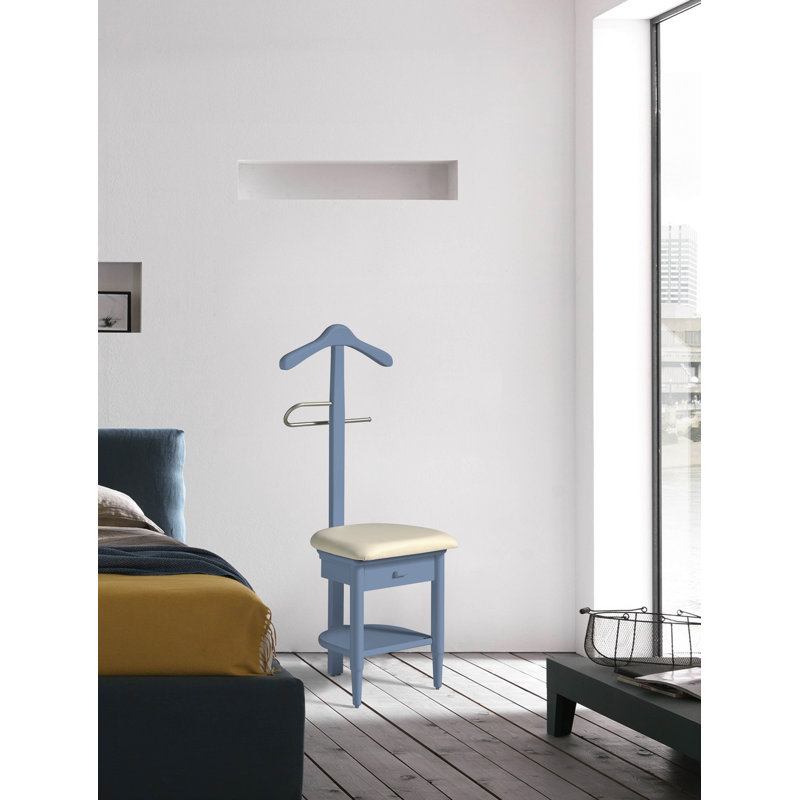 Freestanding Valet Stand, Blue