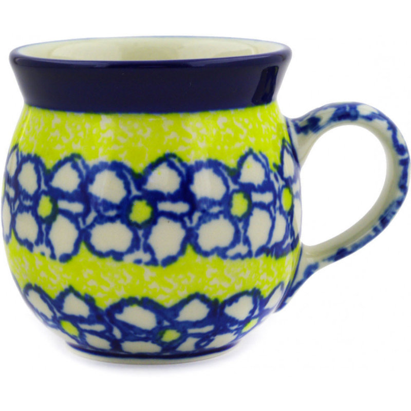 Grande tasse à bulles en grès 12 oz - French Daisy Sunshine, 8