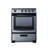 Summit Appliance 24" 2.9 Cubic Feet Electric Free Standing Range with Radiant Cooktop-50837396