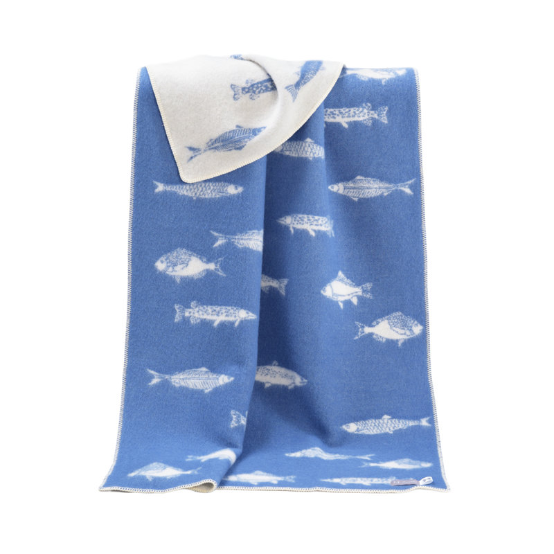 Fish Wool Blanket