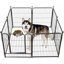 Parc pour chien en métal (8 panneaux)-78635531-87175558