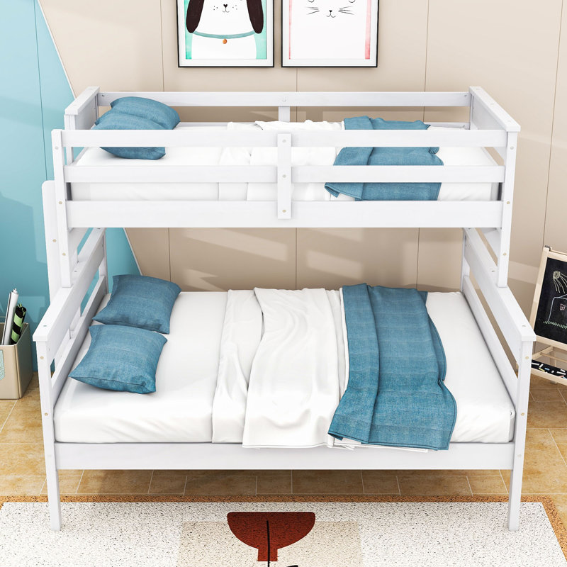 Lit superposé standard Jaquaveon par Harriet Bee, Simple TG sur grand, Blanc