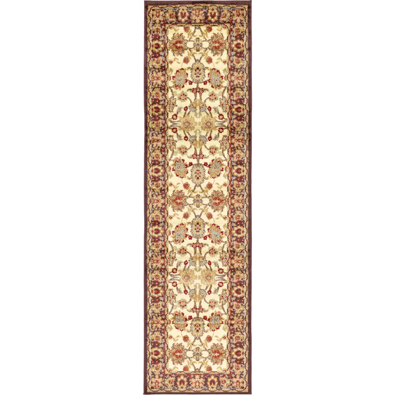 Tapis oriental beige / brun Niles, Tapis de couloir 2 pi 7 po x 10 pi