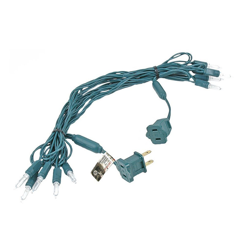 4'' LED String Lights, Green